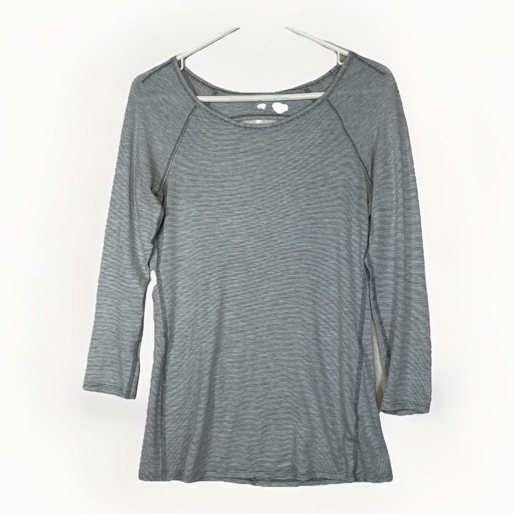 Lululemon Women's 4* Physically Fit Long Cropped Sleeve Tee Back Keyhole